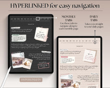 Load image into Gallery viewer, Digital Daily Journal | GoodNotes Hyperlinked Digital Planner | iPad Diary | Bundle 1
