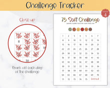 Load image into Gallery viewer, EDITABLE 75 SOFT Challenge Tracker | 75soft Printable Challenge, Fitness &amp; Health Planner | Fall
