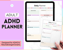 Load image into Gallery viewer, ADHD Daily Planner for Adults - Made for Neurodivergent Brains | Rainbow
