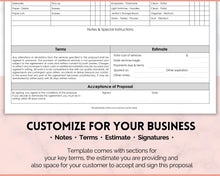 Load image into Gallery viewer, Cleaning Proposal &amp; Commerical Cleaning Estimate Template | Editable Commercial Cleaning Services Template

