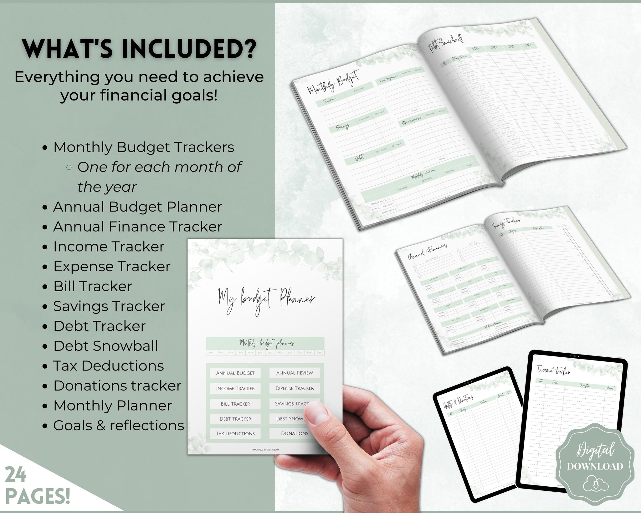 Creative Budget Binder, A6 Business Cash Budget Financial Planner
