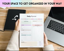Load image into Gallery viewer, ADHD Daily Planner for Adults - Made for Neurodivergent Brains | Rainbow
