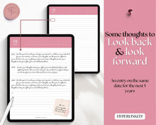 Load image into Gallery viewer, Digital 5 Year Journal | GoodNotes Hyperlinked 365 Day Digital Planner | iPad Diary | Bundle 2
