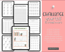 Load image into Gallery viewer, Digital Reading Journal for GoodNotes | Digital Book Journal for Book Lovers | iPad Book Tracker, Book Review &amp; Book Planner | Sky Mono
