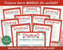 Load image into Gallery viewer, Christmas Cookie Quiz Game! Holiday Guess the Cookie Game Printable, Xmas Party, Fun Family Activity Set, Virtual, Kids Adults, Office
