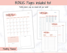 Load image into Gallery viewer, DEBT TRACKERS, Debt Payoff, Debt Snowball Tracker Printable, Dave Ramsey, Debt Payments, Finance Planner, Budget Planner, Debt Free Progress | Pink
