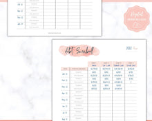 Load image into Gallery viewer, DEBT TRACKERS, Debt Payoff, Debt Snowball Tracker Printable, Dave Ramsey, Debt Payments, Finance Planner, Budget Planner, Debt Free Progress | Pink
