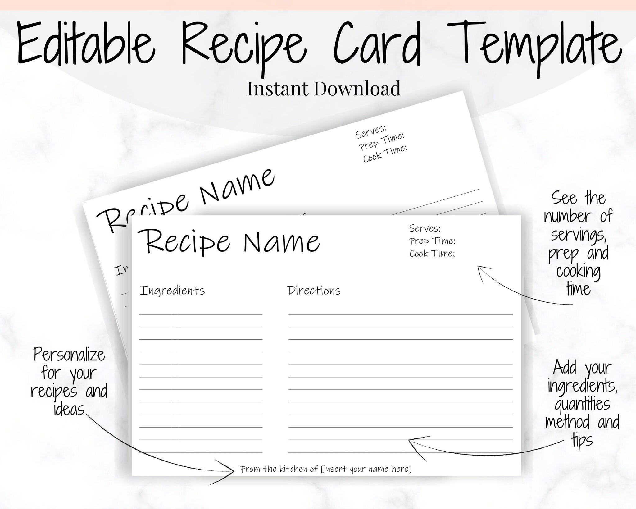 4 x 6 Recipe Cards - by Jam Paper