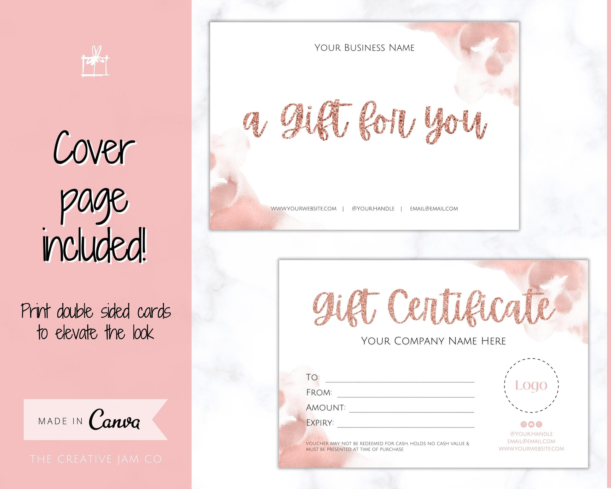 make your own gift certificate template