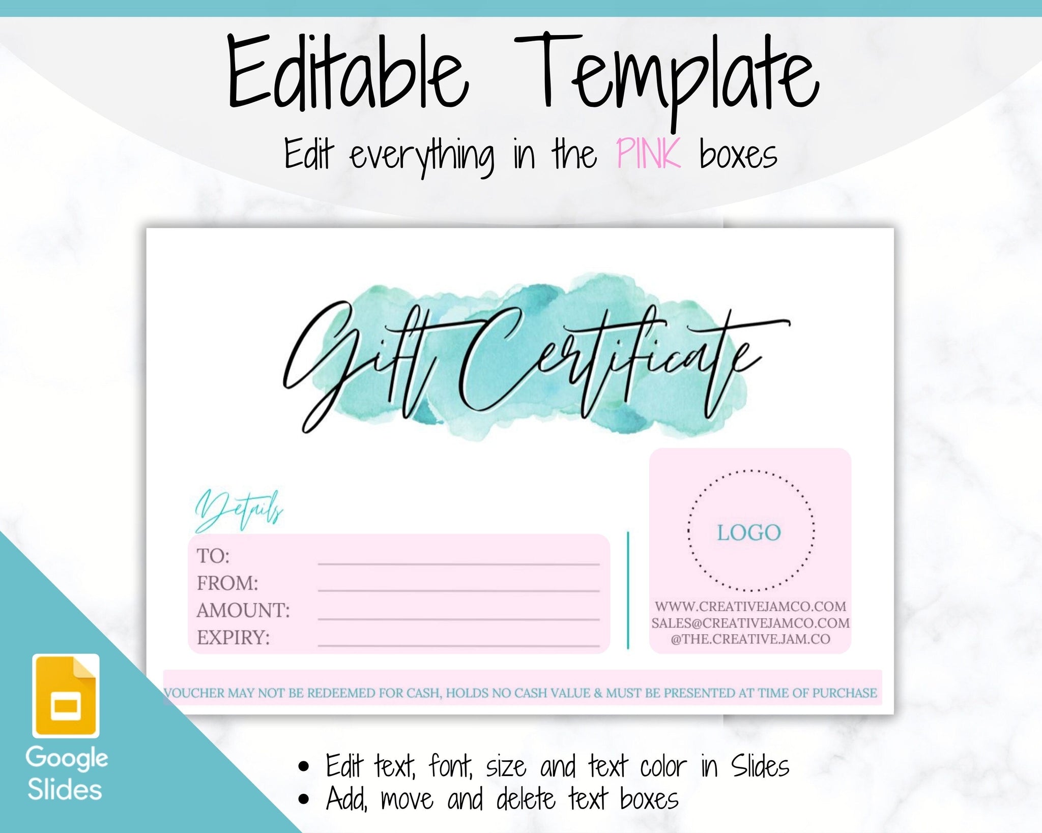 free salon gift certificate template