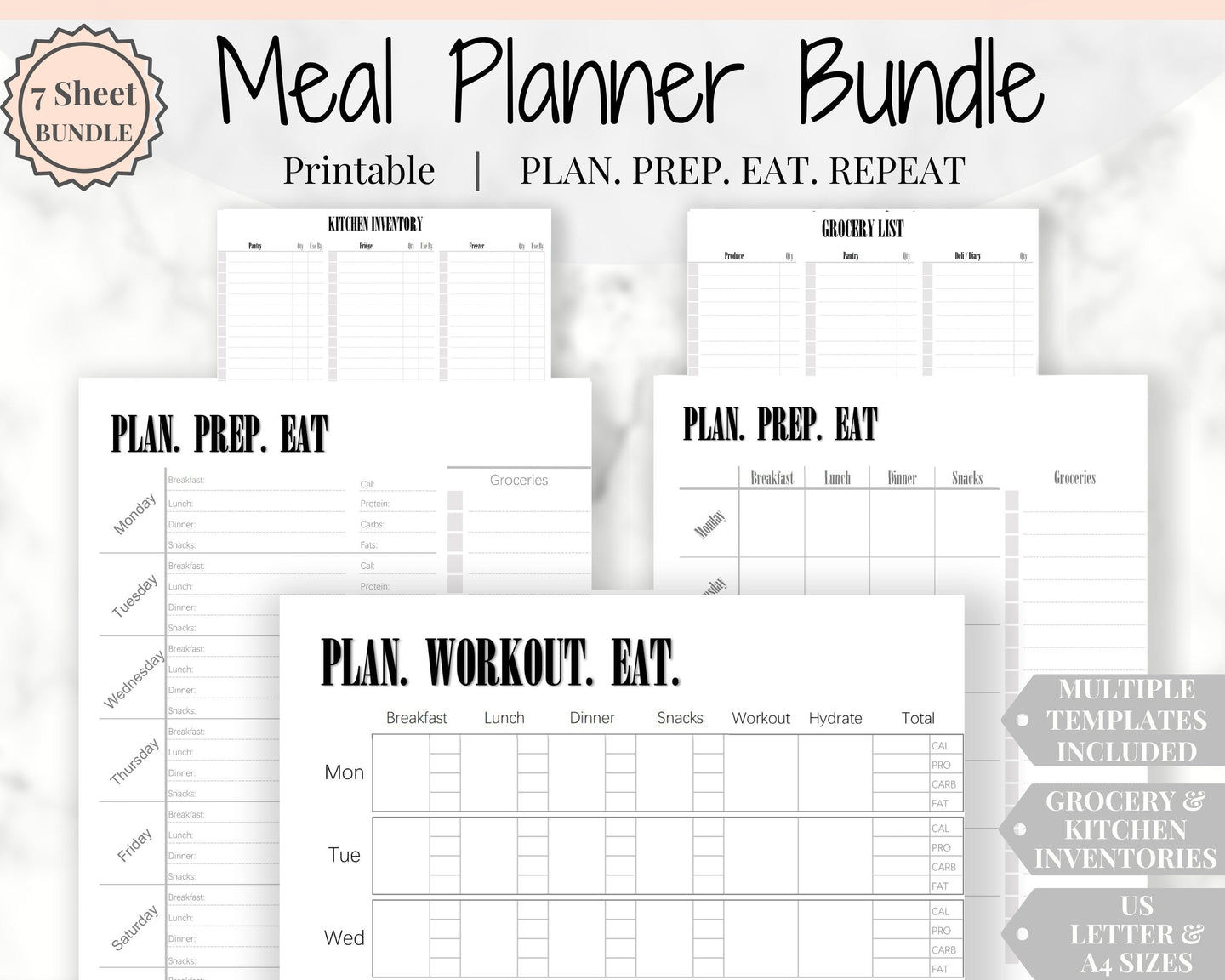 7 Day Meal Planner