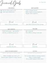 Load image into Gallery viewer, Monthly BUDGET PLANNER Template Printable. Budget Tracker with Expense, Savings, Debt Tracker. Monthly Tracker &amp; Financial Planner Insert
