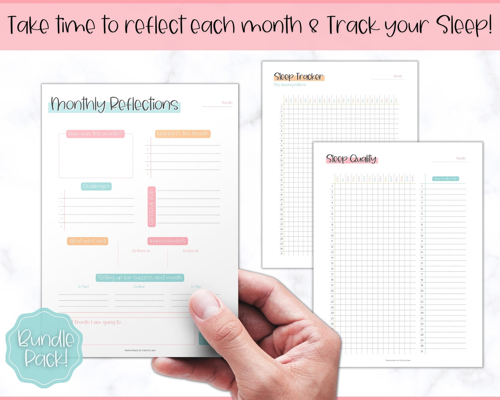 Hobbies // Functional Planner Stickers & Self Care Trackers