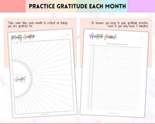 Load image into Gallery viewer, Self Care Planner &amp; Wellness Journal BUNDLE! Printable Selfcare Tracker, Checklist, Health Planner, Wellbeing, Mindfulness, Worksheet Kit | Pastel Rainbow
