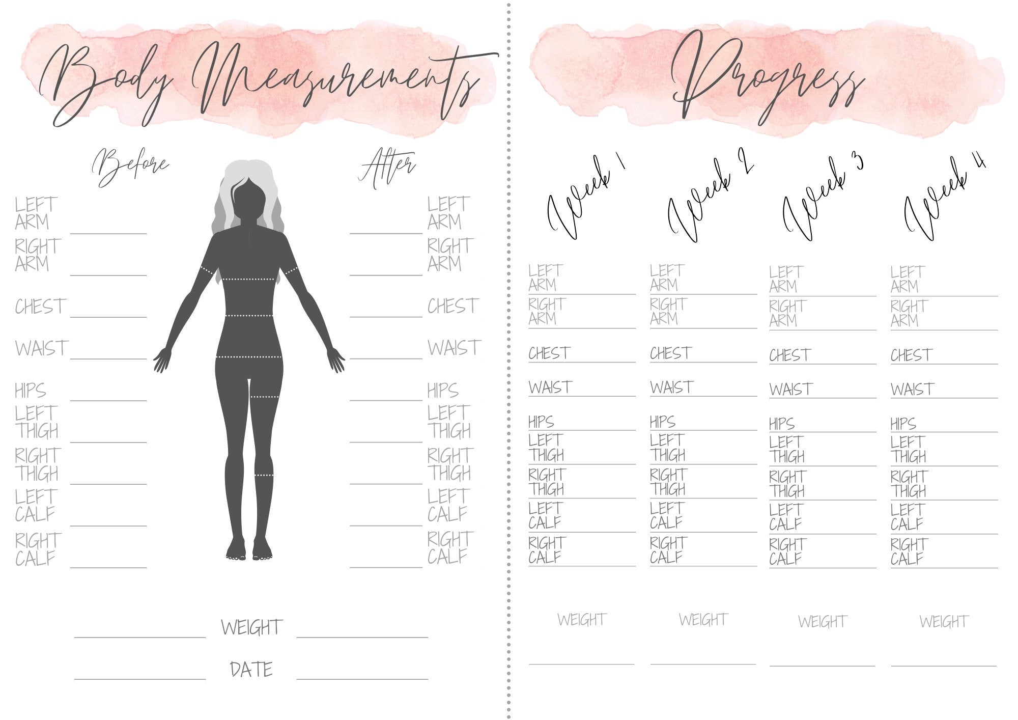 Weight Tracker – Perfectionism Prints