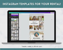 Load and play video in Gallery viewer, VRBO Instagram Templates | Editable Social Media Posts on Canva | Lovelo Teal
